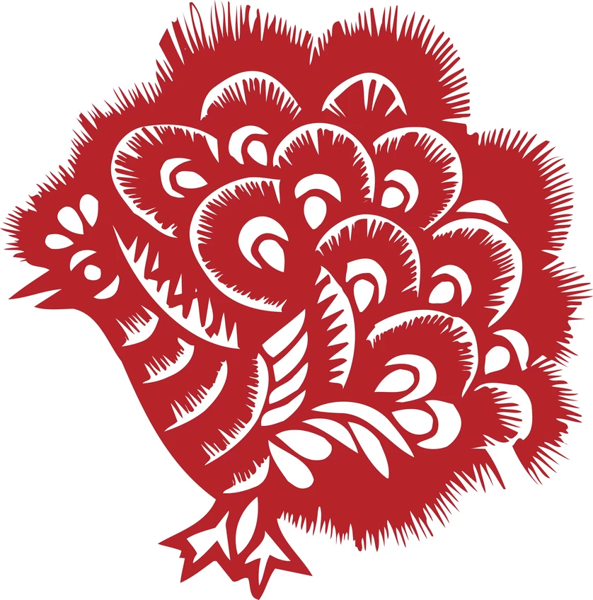 中国风传统民俗吉祥喜庆镂空剪纸窗花图案插画AI矢量PNG设计素材【209】